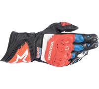 Alpinestars Honda GP Pro R3 Gants de moto, noir-rouge-bleu, taille XL pour homme