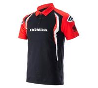 Alpinestars Honda Short Sleeve Polo Rouge,Noir M Homme