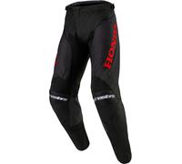 Alpinestars Honda Racer Iconic Pantalon de motocross, noir/rouge, Taille 28