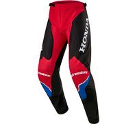 Alpinestars Honda Racer Iconic Pantalon de motocross, Rouge/Blanc/Noir, Taille 34