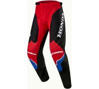 Alpinestars Honda Racer Iconic Pantalon de motocross, noir-blanc-rouge, taille 38 pour homme
