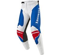 Alpinestars Honda Racer Iconic Pantalon de motocross, blanc-rouge-bleu, taille 34 pour homme