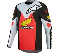Alpinestars Honda Racer Veil, maillot M Noir/Gris/Rouge Noir/Gris/Rouge