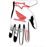 Alpinestars Honda Radar, gants L Blanc/Noir/Rouge Clair Blanc/Noir/Rouge Clair