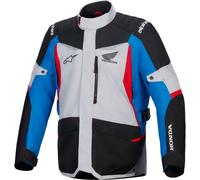 Alpinestars Honda ST-1, veste textile imperméable 4XL Gris Clair/Noir/Bleu/Rouge Gris Clair/Noir/Bleu/Rouge