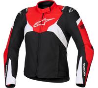Alpinestars Honda Stella T-Jaws V4 imperméable dames moto textile veste, noir/rouge, Taille M