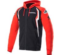Alpinestars Honda Sweat à capuche Zip, noir/rouge, Taille 5XL