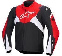 Alpinestars Honda T-Jaws V4 Veste textile de moto imperméable, noir-rouge, taille 3XL pour homme