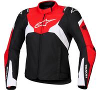 Alpinestars Honda Stella T-Jaws V4 imperméable dames moto textile veste, noir-rouge, taille XL pour femmes