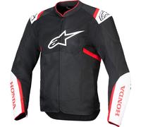 Alpinestars Honda T-Sps Air V2 Blouson textile de moto, noir-blanc-rouge, taille 4XL pour homme