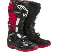 Alpinestars Honda Tech 7 Enduro Drystar Bottes de motocross imperméables, noir-rouge, taille 47 pour homme