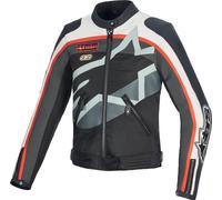 Alpinestars Idles déperlant dames moto textile veste, noir-blanc-rouge, taille M pour homme
