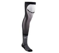 Alpinestars KNEE BRACE SOCKS, BLACK WHITE, LXX