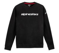 Alpinestars Linear Crew Fleece V3 Sweatshirt Homme Noir/Blanc XL