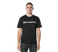 Alpinestars T-shirt Linear Wordmark 2.0 Manches courtes Noir Homme Taille M