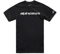 Alpinestars Linear Wordmark 2.0 T-shirt, noir-blanc, taille S pour homme