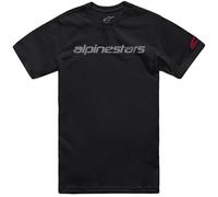 Alpinestars T-shirt Linear Wordmark 2.0 Manches courtes Noir Homme Taille M