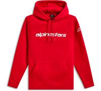 Alpinestars Linear Wordmark V3, sweat à capuche XL Rouge/Blanc Rouge/Blanc