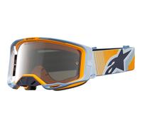 Alpinestars Vision 8 Maven Mirror Lunettes de motocross, bleu/orange, Taille unique