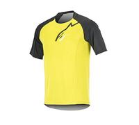 Alpinestars Maillot à Manches Courtes pour Homme avec Gomme TrailStar Large Acid Yellow Black