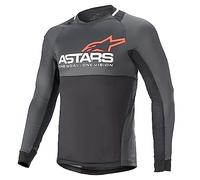 Alpinestars Maillot à Manches Longues Drop 8.0 Vêtements, Noir/Corail, XXL Mixte
