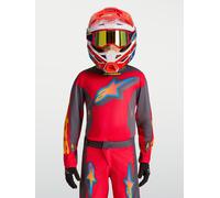 Alpinestars Maillot Fluid Hunt Junior 2027 Fire Red Graystone Hot Coral