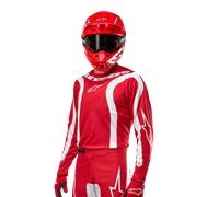 Alpinestars Maillot Fluid Lurv 2024 Mars Red White, Taille: XL