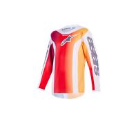 Alpinestars Maillot Fluid Portl Junior 2026 Red Light Gray Dark Gray