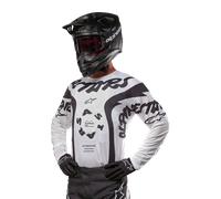 Alpinestars Maillot Racer Hana 2024 White Black, Taille: XXL