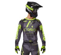 Alpinestars Maillot Racer Hollow 2025 Dark Camo Yellow Fluo