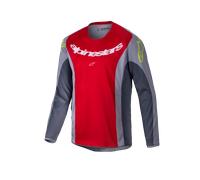 Alpinestars Maillot Racer Melt Junior 2025 Bright Red Gray, Taille: XL