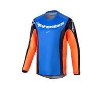 Alpinestars Maillot Racer Melt Junior 2025 Orange Blue, Taille: XL