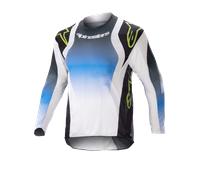 Alpinestars Maillot Racer Push Enfant 2023 Nightlife Ucla Blue White, Taille: XXS