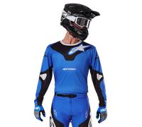 Alpinestars Maillot Racer Veil 2025 Blue Black, Taille: XL