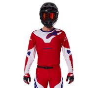 Alpinestars Maillot Racer Veil 2025 Bright Red White, Taille: XL