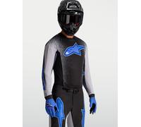 Alpinestars Maillot Supertech Hiten AFD 2027 Black Light Lilac Blithe Blue