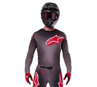 Alpinestars Maillot Supertech Lipan 2025 Smoke Bright Red, Taille: XXL