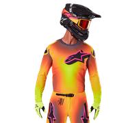 Alpinestars Maillot Supertech Lipan 2025 Yellow Pink, Taille: XXL
