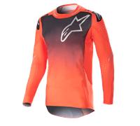 Alpinestars Maillot Supertech Risen 2023 Hot Orange Black, Taille: XXL