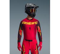 Alpinestars Maillot Supertech Scenz 2026 Red Black Yellow, Taille: XL