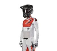Alpinestars Maillot Supertech Ward 2024 White Hot Orange