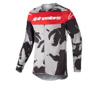 Alpinestars Maillot Tactical Racer 2023 Cast Gray Camo Mars Red, Taille: XL