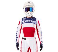 Alpinestars Maillot Techstar Fortitude Édition Limitée Bright Red White Blue