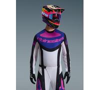 Alpinestars Maillot de motocross Techstar KNIF Noir/Gris/Violet Taille M Homme
