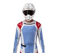 Alpinestars Maillot Techstar Ocuri 2024 Light Blue Mars Red White, Taille: XXL