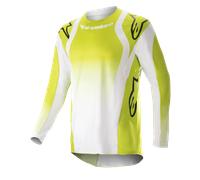 Alpinestars Maillot Techstar Push 2023 Yellow Fluo White, Taille: XXL