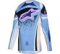 ALPINESTARS Maillots Stella Techstar Nomur Lady Light Blue / Off White / Black 2026 XS