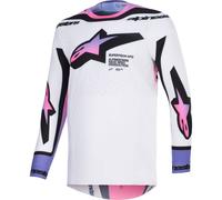 ALPINESTARS Maillots Supertech Pro® Vista White / Purple / Black 2026 M