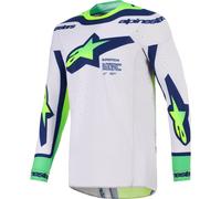 ALPINESTARS Maillots Supertech Vista Light Grey / Yellow Fluo / Blue 2026 M