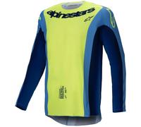 Maillot Cross Alpinestars Techstar Melt Fluo Jaune/BleuM Fluo Jaune,Bleu